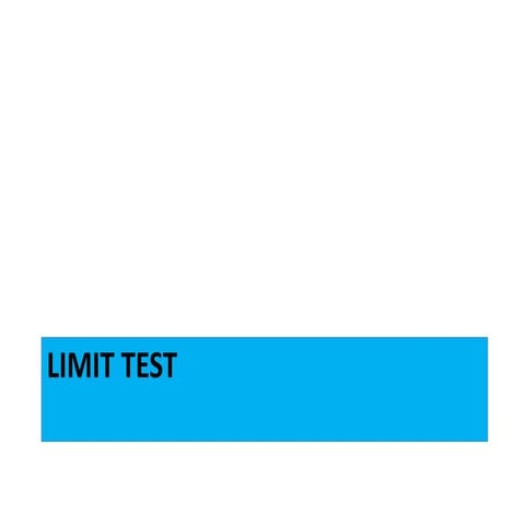 Limit test for chloride