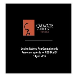 L’impact de la loi rebsamen sur les...