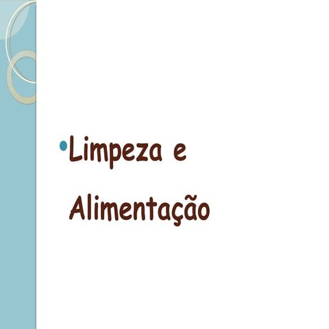 Limpeza E AlimentaçãO Saude Escolar 13 Nov