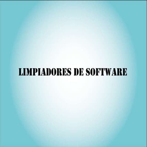 Limpiadores presentacion
