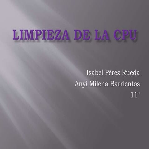 Limpieza 