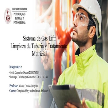 Limpieza de tuberia y tratamiento matricial - caso Sist. de Gas Lift -REV1.pptx