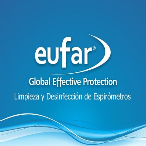 Limpieza y desinfección de Espirometros