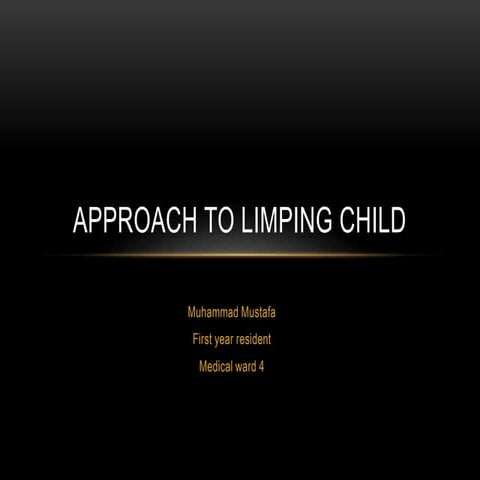 Limping child