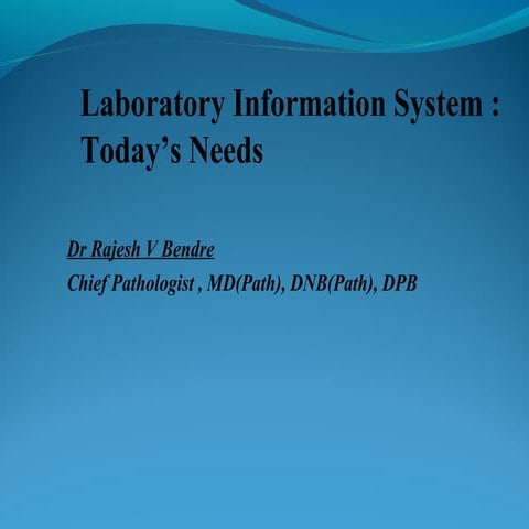 Laboratory Information Management System