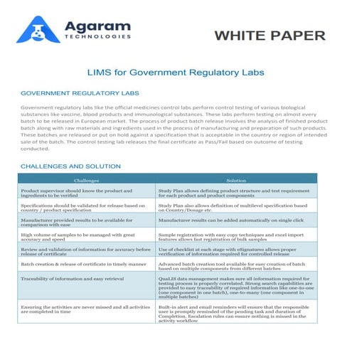 Laboratory information mangment system (lims) | PDF