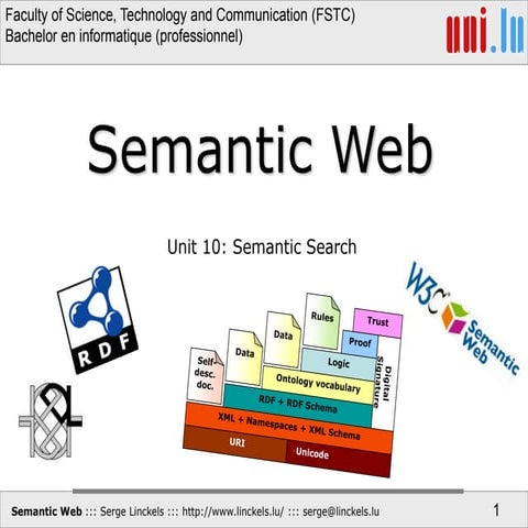 Semantic Web - Search engines