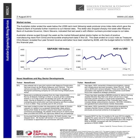 Lincoln crowne engineering & mining services research 02082013