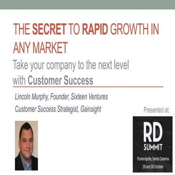 The Secret to Rapid Growth in Any Market: Take your company to the next level...