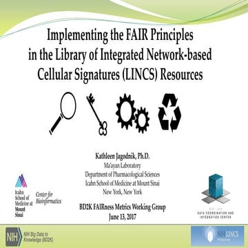 FAIRness Assessment of the Library of Integrated Network-based Cellular Signa...