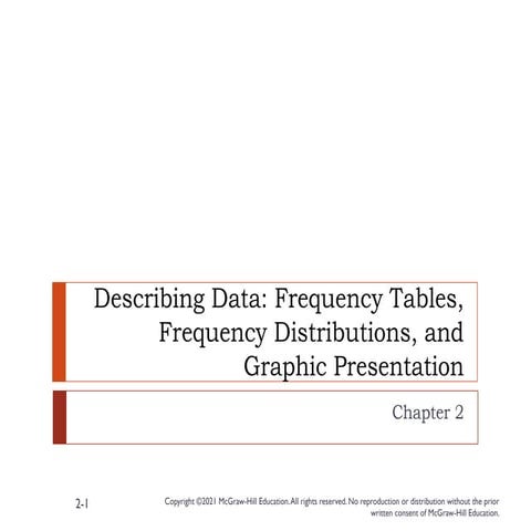 Chapter 2: Frequency Distribution and Graphs | PPTX