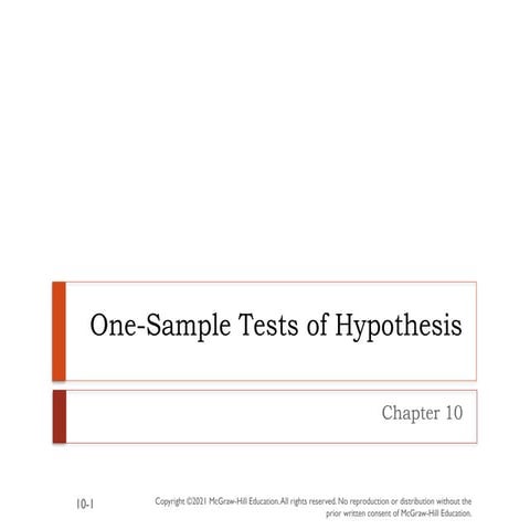 Lind_18e_Chap010_PPT one test sample hypotesis