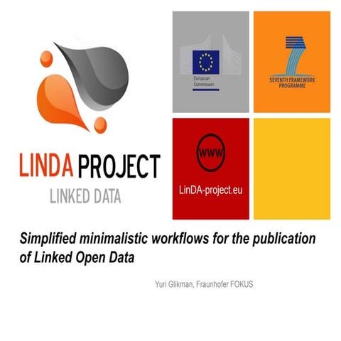 Simplified minimalistic workflows for the publication of Linked Open Data
