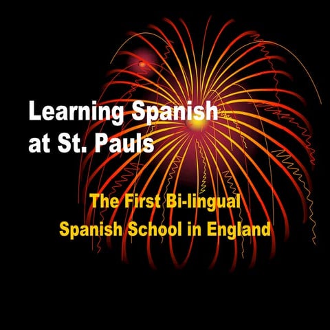 Learning Spanish at St. Paul's