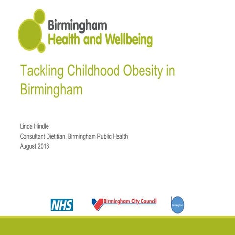 Linda Hindle: Tackling Childhood Obesity in Birmingham