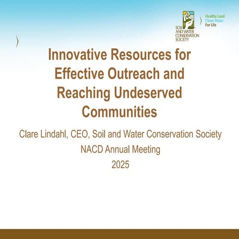 Supporting Staff in Districts: Harnessing Resources for Effective Conservation Outreach