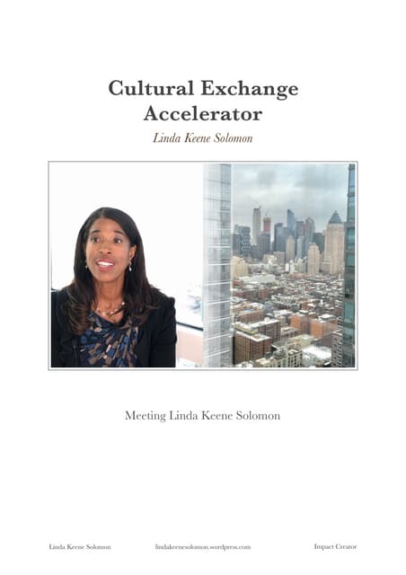 Linda Keene Solomon - Cultural Exchange Accelerator