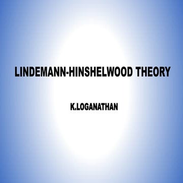 Lindemann theory