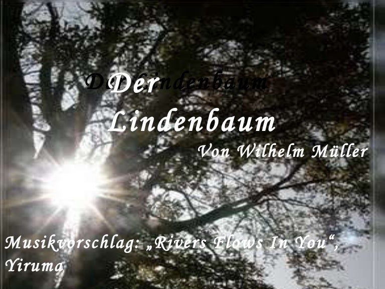Der Lindenbaum Wilhelm Müller Der Lindenbaum - W. Müller