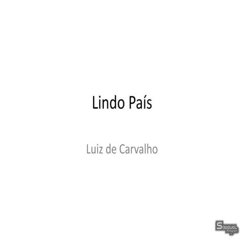 Lindo país - Luiz de carvalho