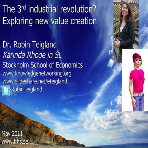 May 2011 Third Industrial Revolution