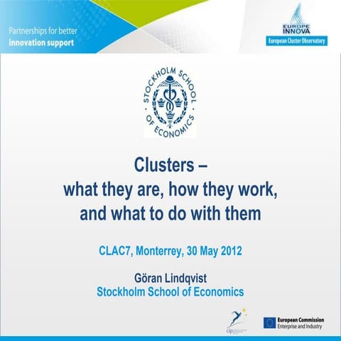 Clusters - what they are, how they work, and what to do with them