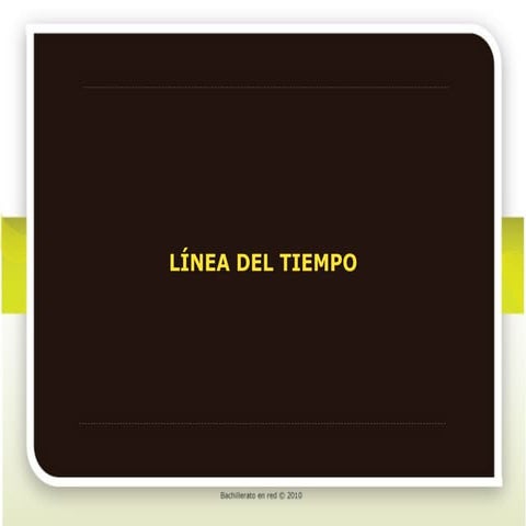 Cómo hacer una Linea del tiempo