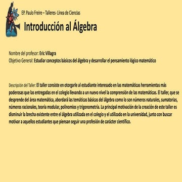 Linea de ciencias 2016