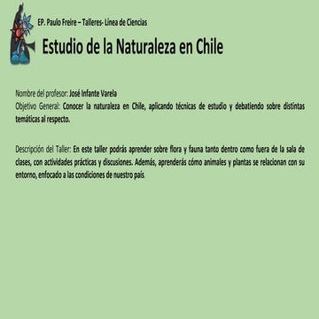 Línea de Ciencias 2017