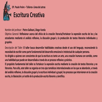 Línea de Letras 2017