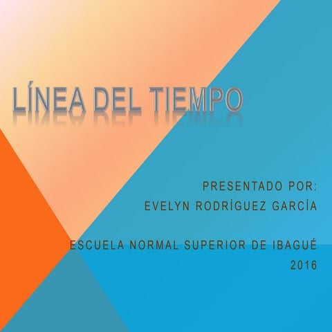 Linea del tiempo