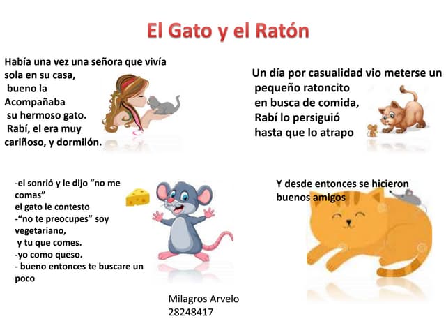 dueño campeón plato el gato y el raton cuento Recreación Treinta Brisa