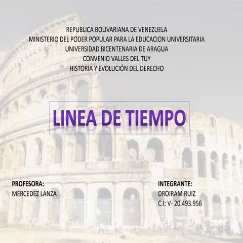 Linea de tiempo