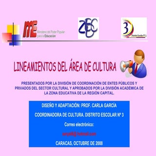 Lineamientos De La DivisióN De Cult...