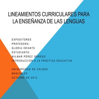 Lineamientos curriculares
