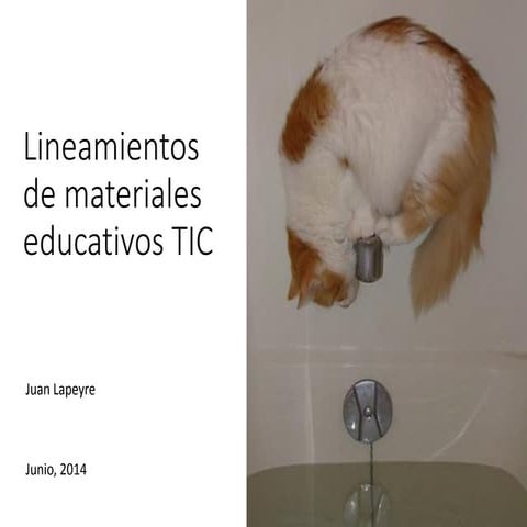 Lineamientos de materiales educativos TIC