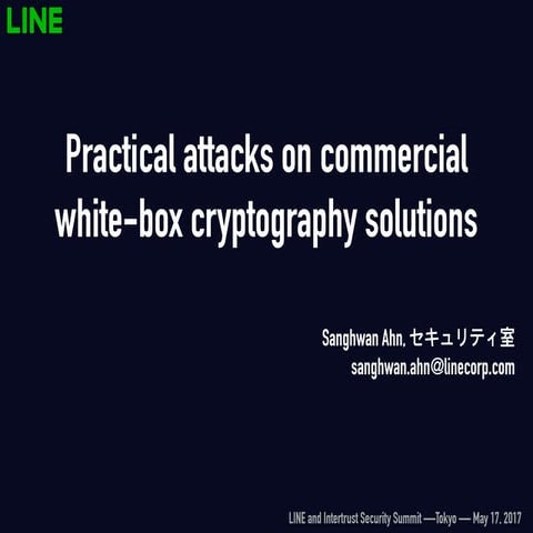 Practical attacks on commercial white-box cryptography solutions