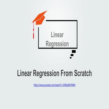 Linear Regression from Scratch in Python | PPT