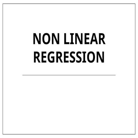 Comprehensive Guide to Nonlinear Regression Techniques and Applications ...