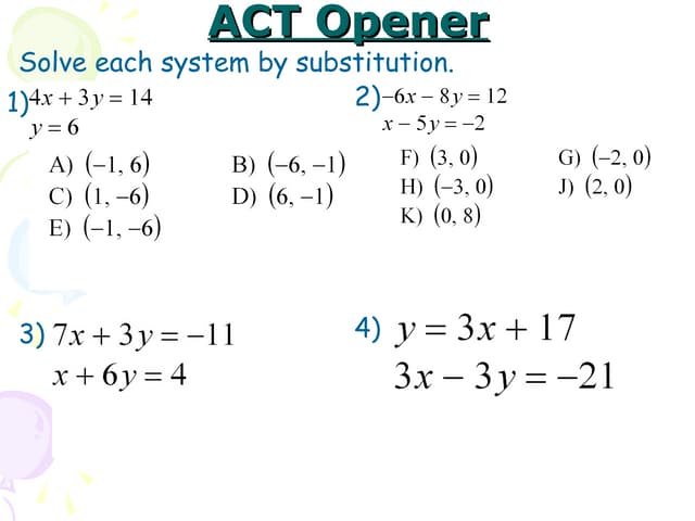 Linear combination