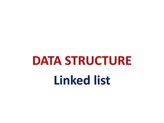 Doubly Linked List | PPT