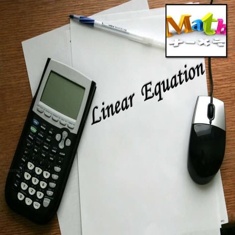 Linear equation