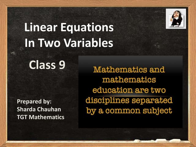 linear equation in two variable.pptx