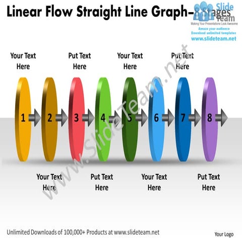Business power point templates work flow is linear state diagram ppt ...
