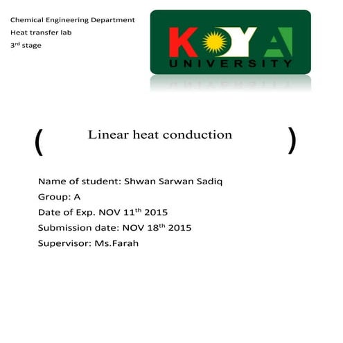 Linear heat conduction(Brass 25)