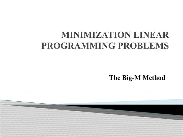 Linear programming ppt on operertion research