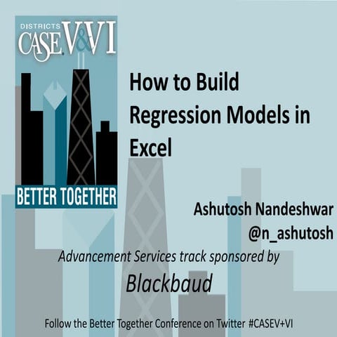 CASE V & VI Linear regression In Excel