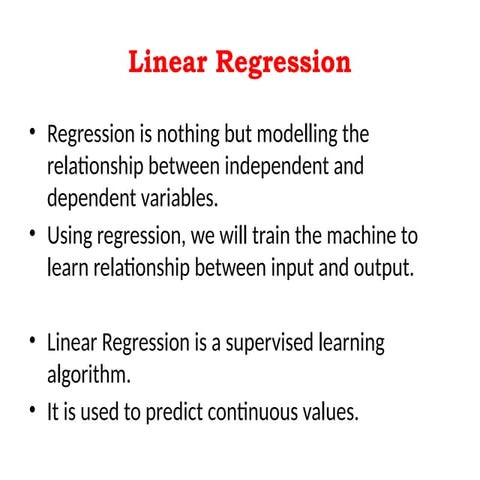 Comprehensive Guide to Linear Regression and Gradient Descent in ...