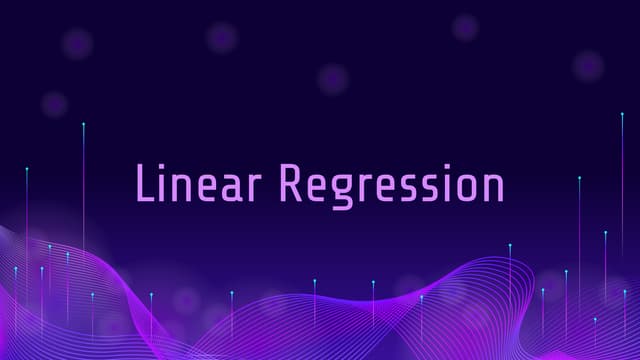 Linear Regression