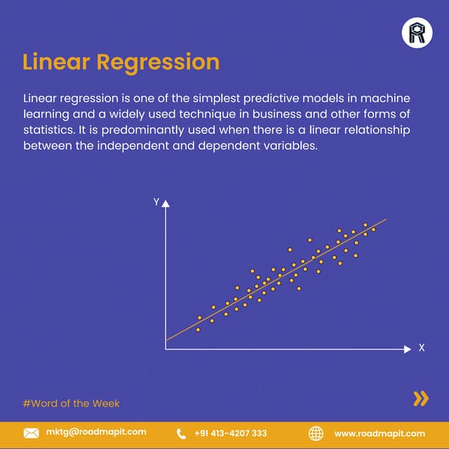 Linear regression Word of the Week | PDF